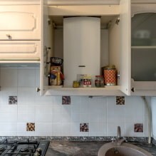 Кухня в хрущевке с газовой колонкой: варианты размещения, 37 фото Кухня в хрущевке с газовой колонкой: варианты размещения, 37 фото